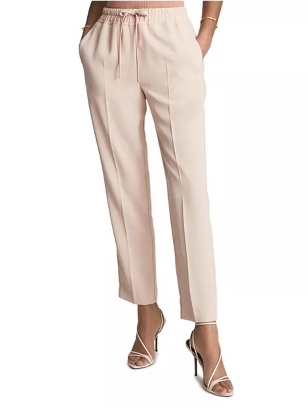 Reiss Blush Drawstring Tailored Trousers